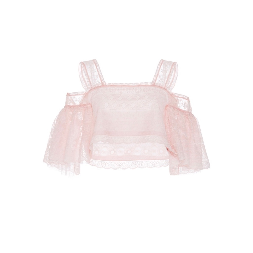 Costarellos Ruffled Off-The-Shoulder Top NWT